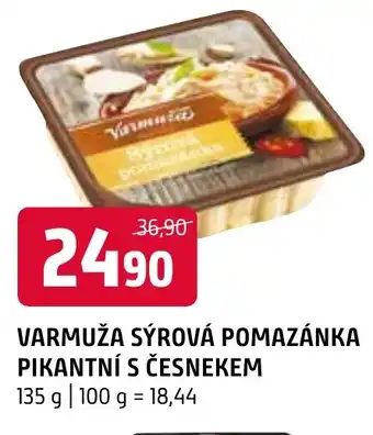 Terno VARMUŽA SÝROVÁ POMAZÁNKA PIKANTNÍ S ČESNEKEM nabídka
