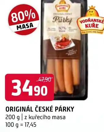 Terno ORIGINÁL ČESKÉ PÁRKY nabídka