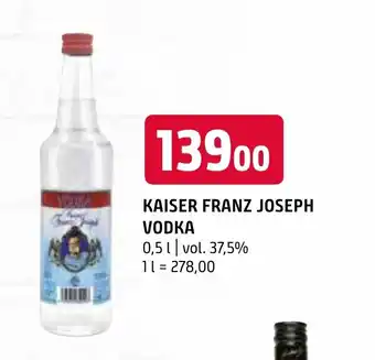 Terno KAISER FRANZ JOSEPH VODKA 0.5L nabídka