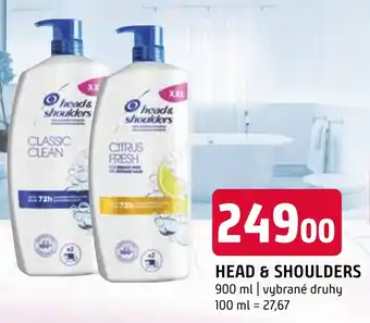 Terno HEAD & SHOULDERS nabídka