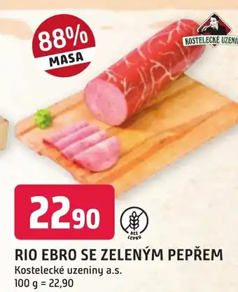 Trefa RIO EBRO SE ZELENÝM PEPŘEM nabídka