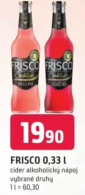 Trefa FRISCO 0,33 L nabídka