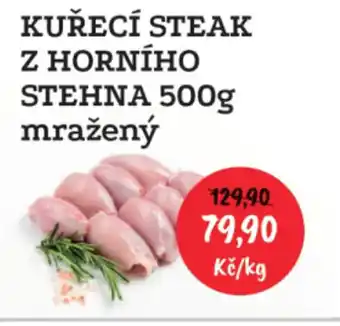 RABBIT řeznictví KUŘECÍ STEAK Z HORNÍHO STEHNA 500g mražený nabídka