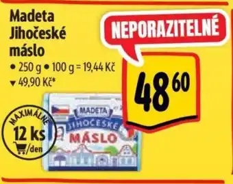 Albert Madeta Jihočeské máslo nabídka