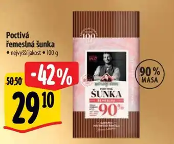 Albert Poctivá řemeslná šunka nabídka