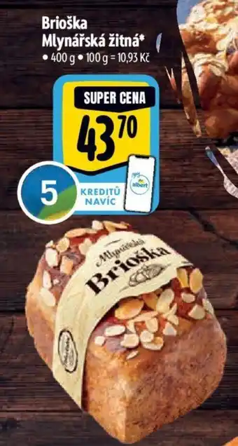 Albert Brioška Mlynářská žitná nabídka