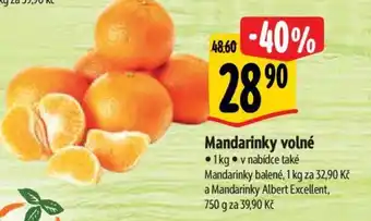 Albert Mandarinky volné nabídka