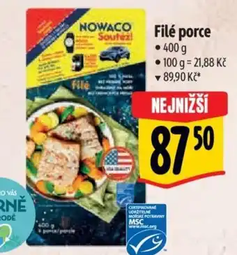 Albert Filé porce nabídka