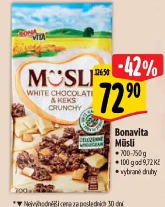 Albert Bonavita Müsli nabídka