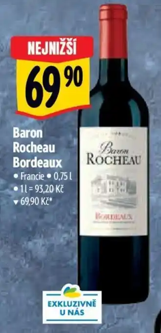 Albert Baron Rocheau Bordeaux nabídka