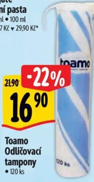 Albert Toamo Odličovací tampony nabídka