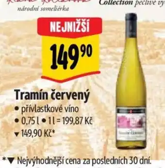 Albert Tramín červený nabídka