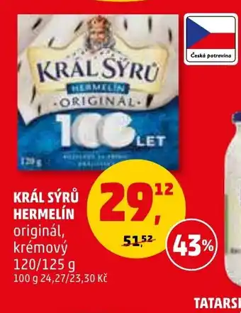 Penny Market KRÁL SÝRŮ HERMELÍN nabídka