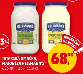 Penny Market TATARSKÁ OMÁČKA, MAJONÉZA HELLMANN'S nabídka
