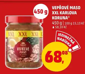 Penny Market VEPŘOVÉ MASO XXL KARLOVA KORUNA 450 g nabídka