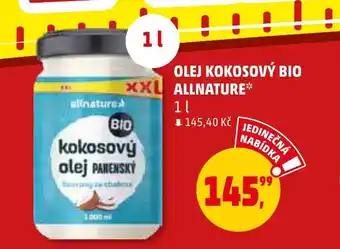 Penny Market OLEJ KOKOSOVÝ BIO ALLNATURE nabídka