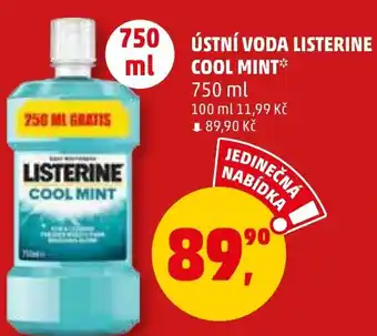 Penny Market ÚSTNÍ VODA LISTERINE COOL MINT nabídka