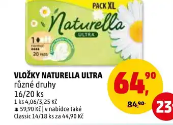 Penny Market VLOŽKY NATURELLA ULTRA nabídka