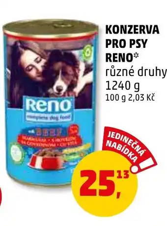 Penny Market KONZERVA PRO PSY RENO nabídka