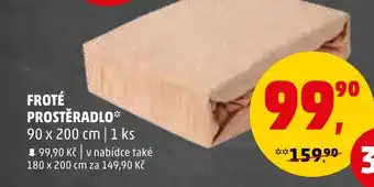 Penny Market FROTÉ PROSTĚRADLO nabídka
