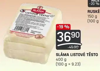 Flop SLÁMA LISTOVÉ TĚSTO 400 g nabídka