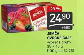 Flop JEMČA OVOCNÉ ČAJE nabídka