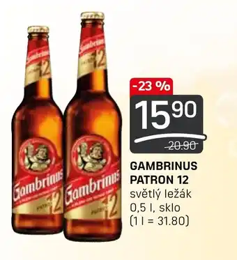 Flop GAMBRINUS PATRON 12 nabídka