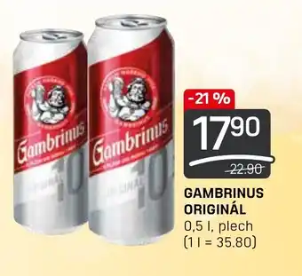 Flop GAMBRINUS ORIGINÁL nabídka