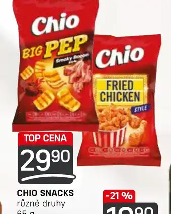 Flop CHIO SNACKS nabídka