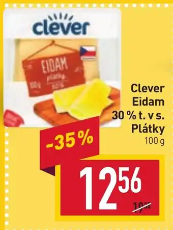Billa Clever Eidam 30% t.v.s Plátky nabídka