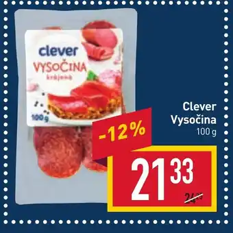 Billa Clever Vysočina 100 g nabídka