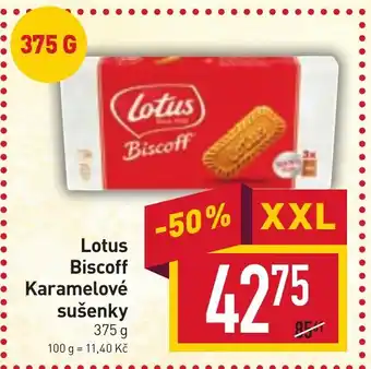 Billa Lotus Biscoff Karamelové sušenky 375 g nabídka
