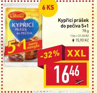 Billa Kypřicí prášek do pečiva 5+1 nabídka