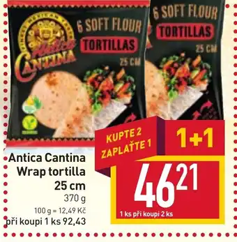 Billa Antica Cantina Wrap tortilla 25 cm nabídka