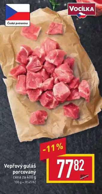 Billa Vepřový guláš porcovaný nabídka