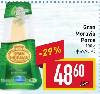 Billa Gran Moravia Porce nabídka