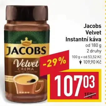 Billa Jacobs Velvet Instantní káva nabídka