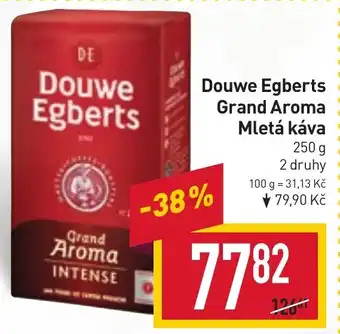 Billa Douwe Egberts Grand Aroma Mletá káva nabídka