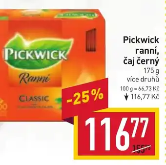 Billa Pickwick ranní, čaj černý nabídka