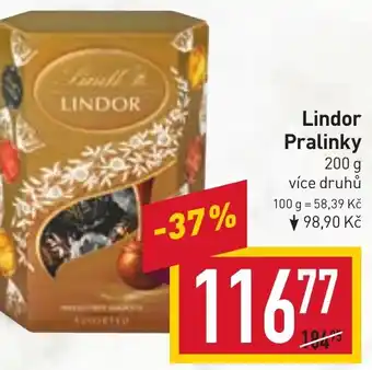 Billa Lindor Pralinky nabídka