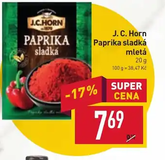 Billa J. C. Horn Paprika sladká mletá nabídka