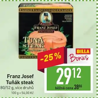Billa Franz Josef Tuňák steak nabídka
