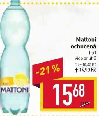 Billa Mattoni ochucená 1.5L nabídka