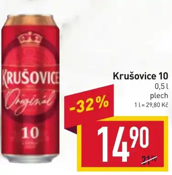 Billa Krušovice 10 0.5L nabídka