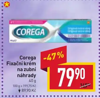 Billa Corega Fixační krém na zubní náhrady nabídka