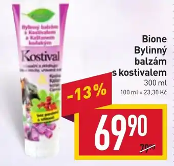 Billa Bione Bylinný balzám s kostivalem nabídka