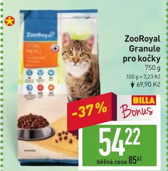 Billa ZooRoyal Granule pro kočky nabídka