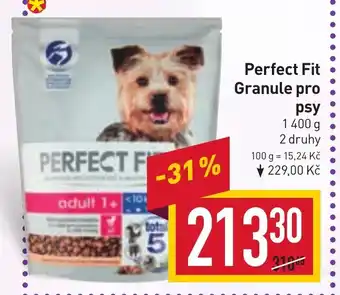 Billa Perfect Fit . Granule pro psy nabídka