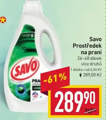 Billa Savo Prostředek na praní nabídka