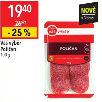Globus Váš výběr Poličan nabídka
